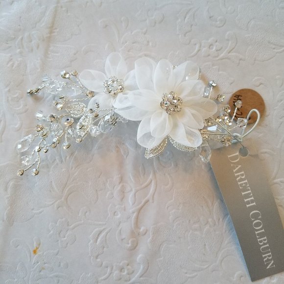 Floral Bridal Hair clip - Picture 1 of 6